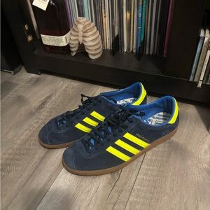 Adidas Hochelaga Spzl Indigo Solar Yellow Sz 11.5